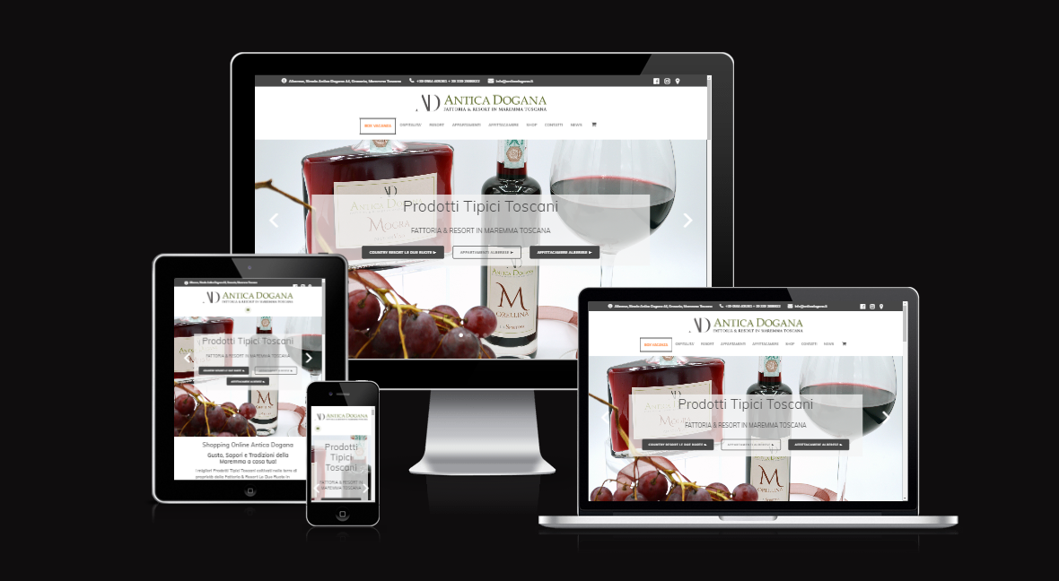 Realizzazione E-Commerce per Vendita online Prodotti Bio e Prodotti Tipici Locali di Toscana - Web Agency Grosseto Vulcano Comunicazione
