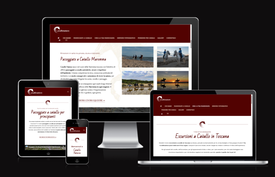 Realizzazione Sito Web Aziendale per Cavallo Natura - Agenzia Web Vulcano Comunicazione