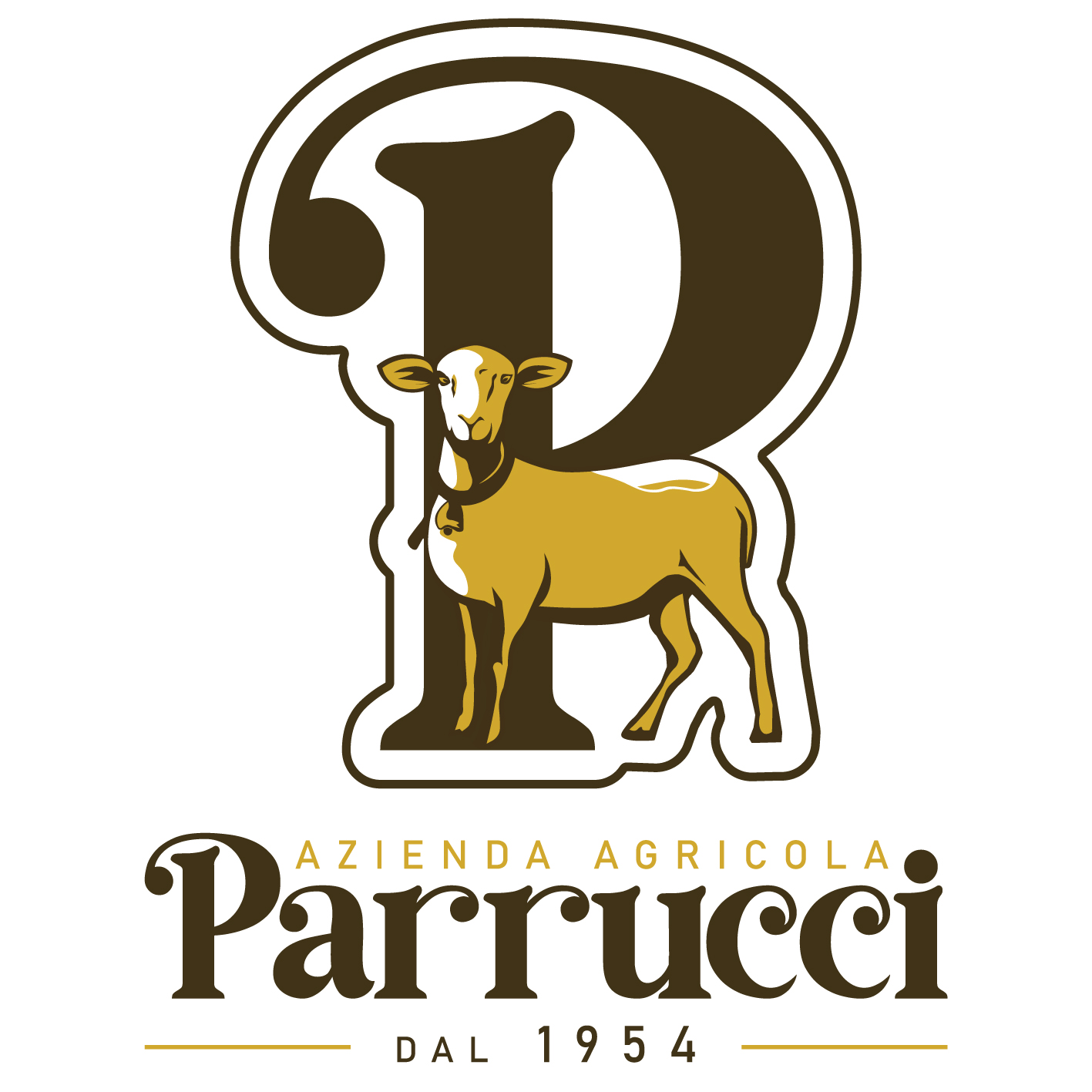 progettazione e realizzazione LOGO VETTORIALE per azienda agricola PARRUCCI - studio grafico grosseto Vulcano Comunicazione