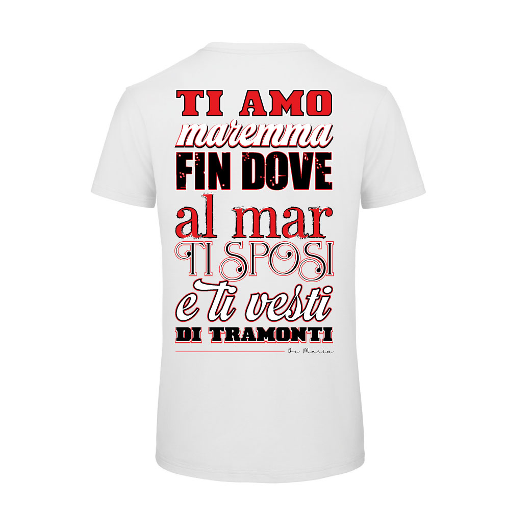T-Shirt Ti Amo Maremma - Collezione GR