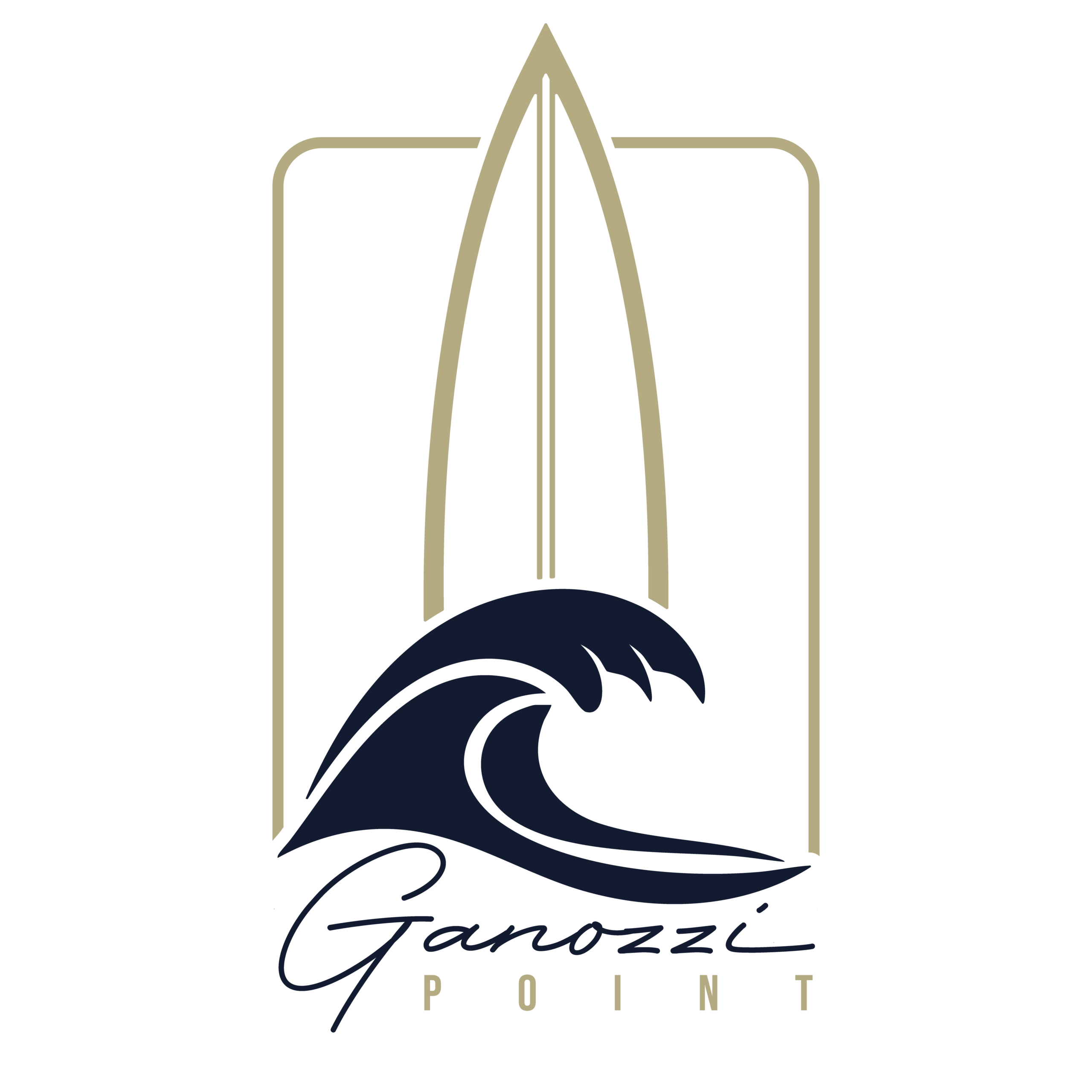 progettazione e realizzazione LOGO VETTORIALE per GANOZZI POINT CASTIGLIONE DELLA PESCAIA - studio grafico grosseto Vulcano Comunicazione