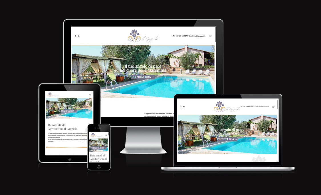 Realizzazione Sito Web Aziendale per Agriturismo il Gaggiolo - Agenzia Web Vulcano Comunicazione