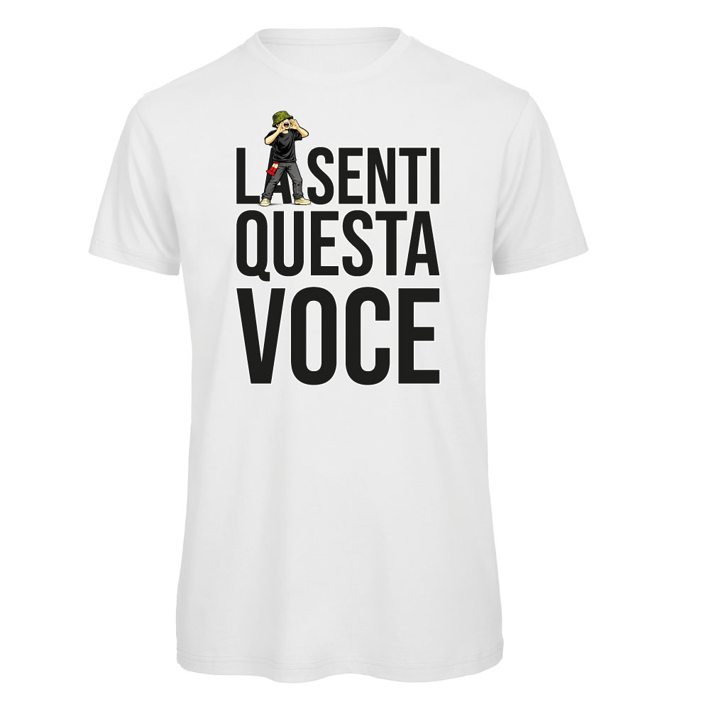 T-Shirt Leopoldo La senti questa Voce...? ULTRAS BIANCOROSSO GROSSETO 1912