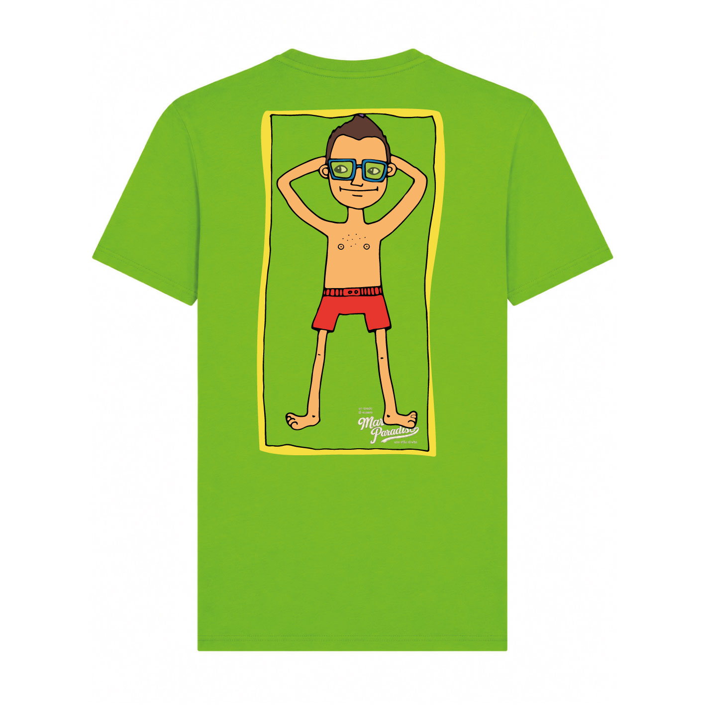 T-Shirt Lui e Lei sui Teli da Mare - Maremma Paradiso